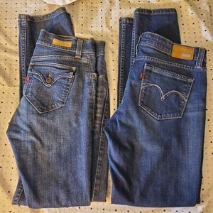 Blue Levi's Jeans 2 for 1  - Size 6 and W30 L32